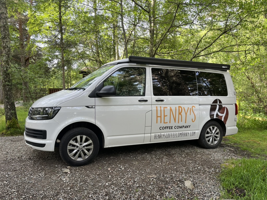 Henry's Coffee Company Delivery Van