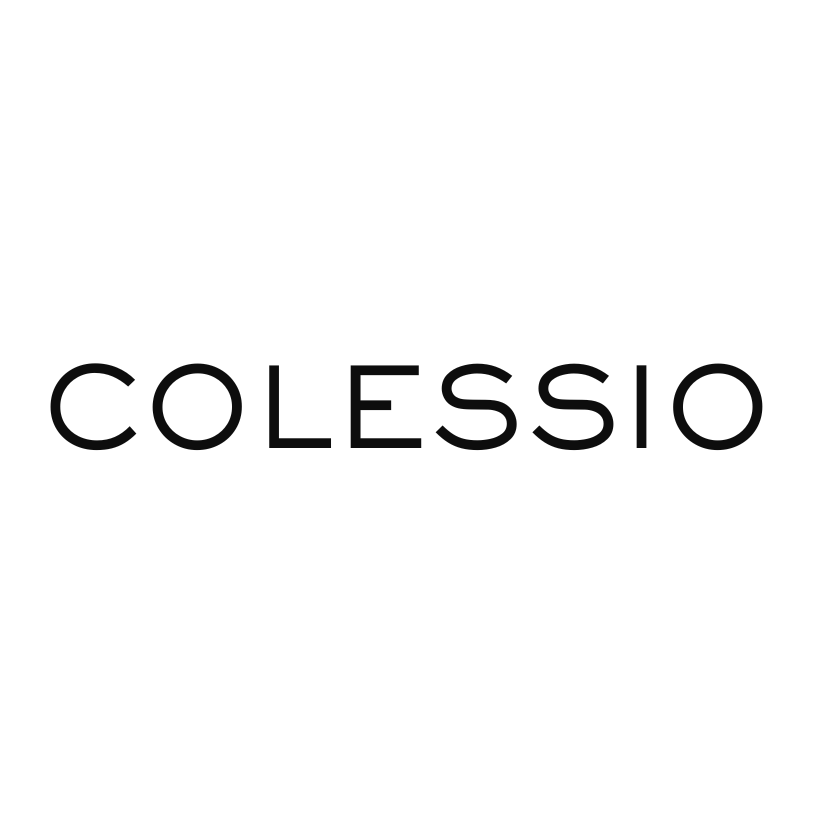 Colessio (words), white background