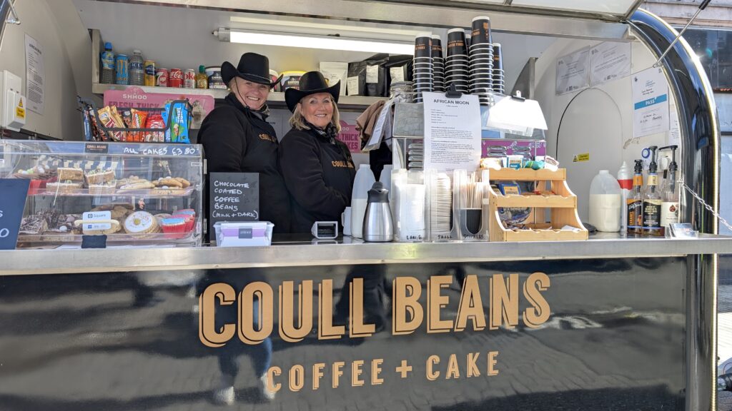Coull Beans coffee trailer