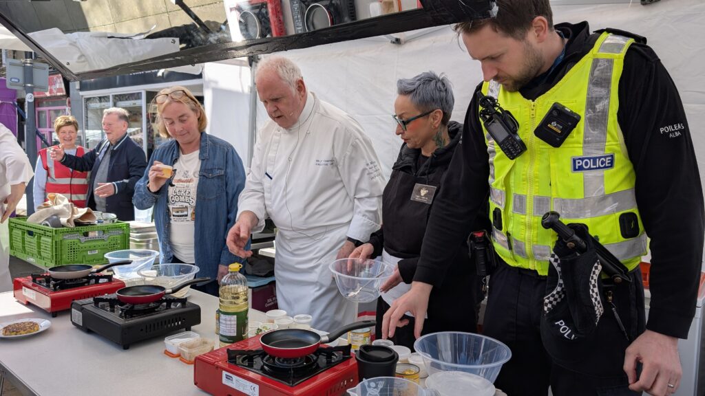 Cooking demo by Billy 